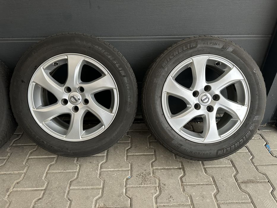 Roti aliaj originale Volvo V60 S60 205/60R16 Michelin