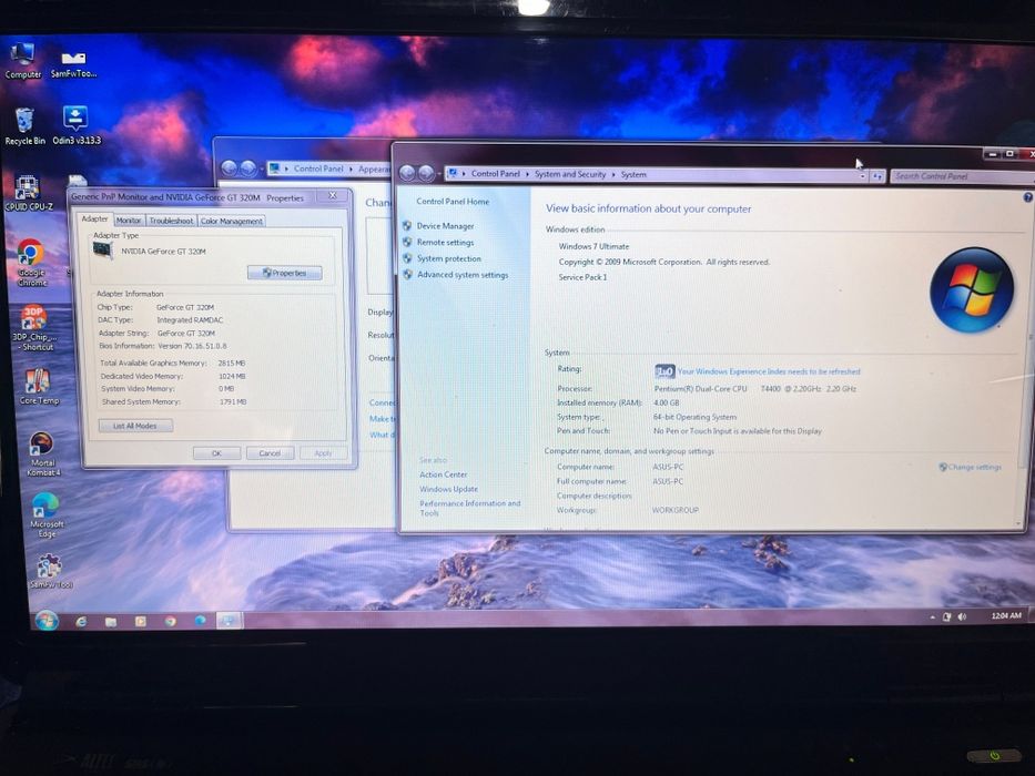 Vând laptop Asus
