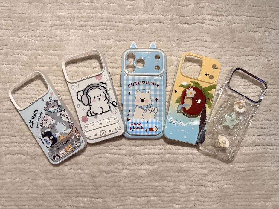 Huse iPhone 17 Pro Max – design cartoon / aesthetic, modele unice, noi