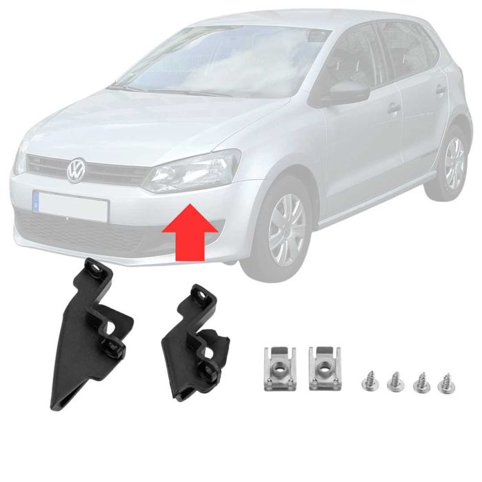 Ремонтен комплект за захващане на ляв фар VW POLO 09 - 16 6C0 998 225
