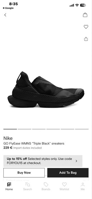 Nike Go Flyease black 36,5