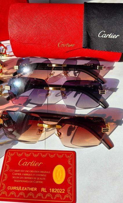 Set ochelari de soare Cartier rimless