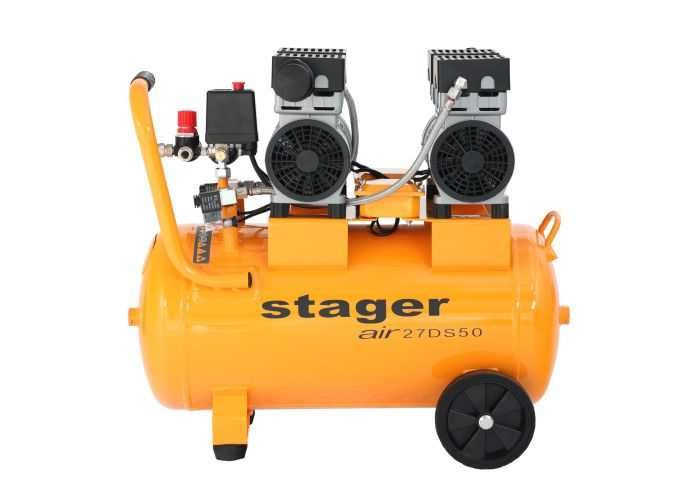 Compresor Aer SILENTIOS Stager Air 27DS50 50L pt. Cabinet Stomatologic