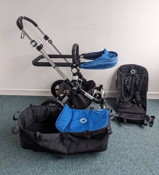 Bugaboo Cameleon 3 – комплект с кош за новородено и аксесоари