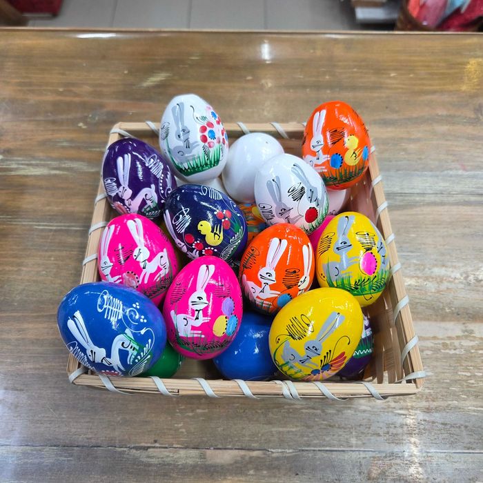 Дървени яйца за Великден, Натурални, Червени, Шарени, Рисувани