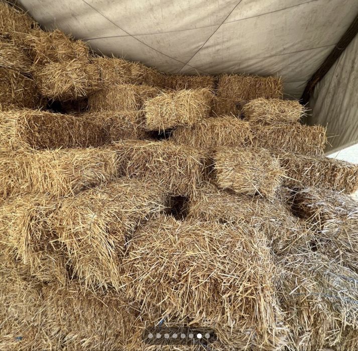 Baloti de paie  in Valea Jiului