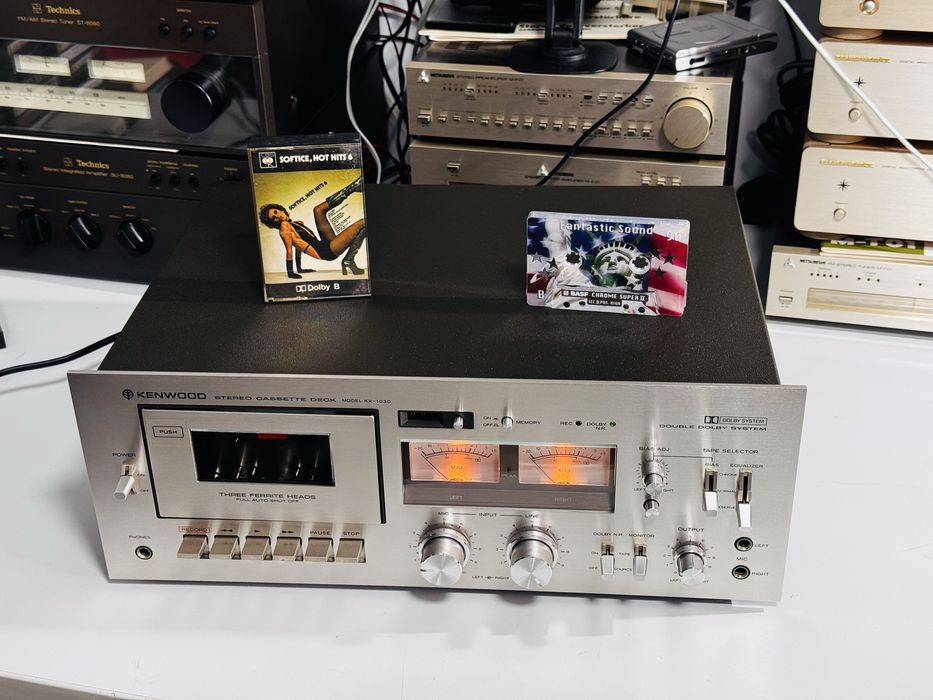 Deck de colecție KENWOOD KX-1030,3 Ferrite HEADS,sunet calitativ,Japan