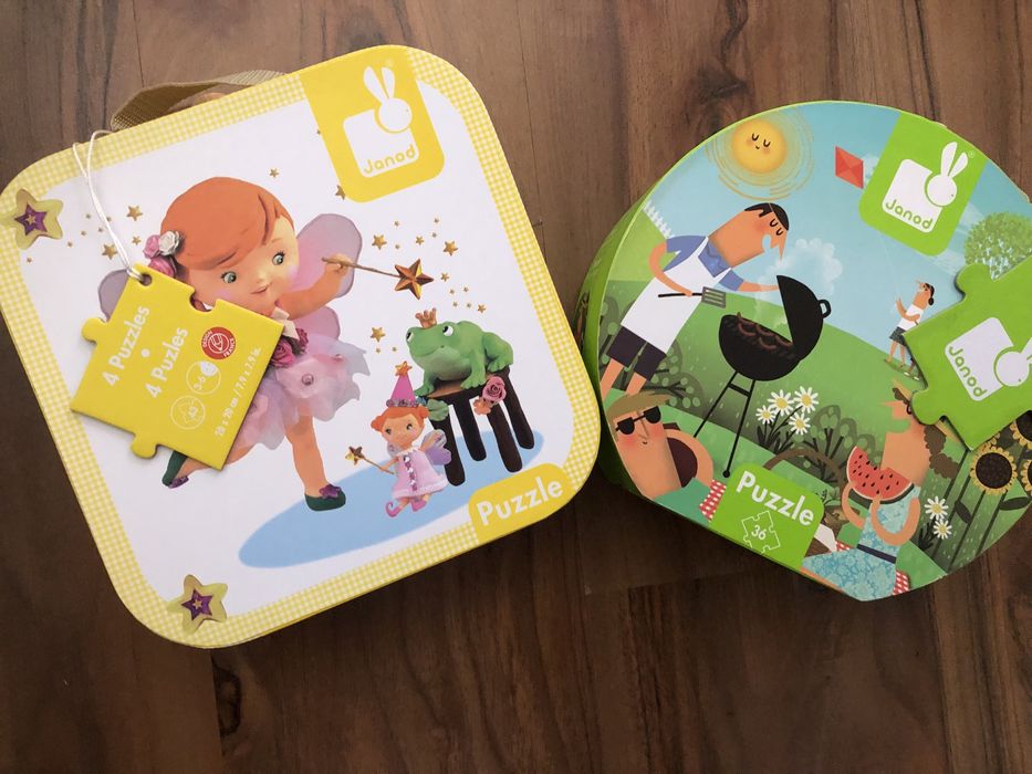 Като нови Пъзели JANIOD големи елементи 3+