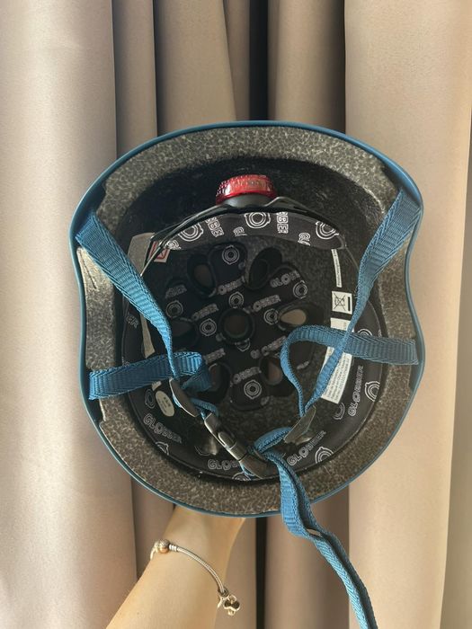 Каска за тротинетка и колело Globber XS/S (48-53 см), Петролено синьо