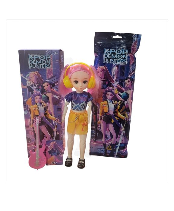 Editie limitata , papusa originala  MIRA  34 cmI k-pop demon Hunters