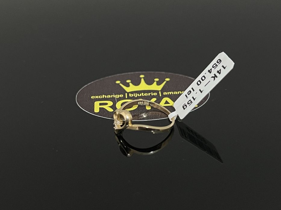 Bijuteria Royal CB : Inel dama aur nou 14k 1,15gr