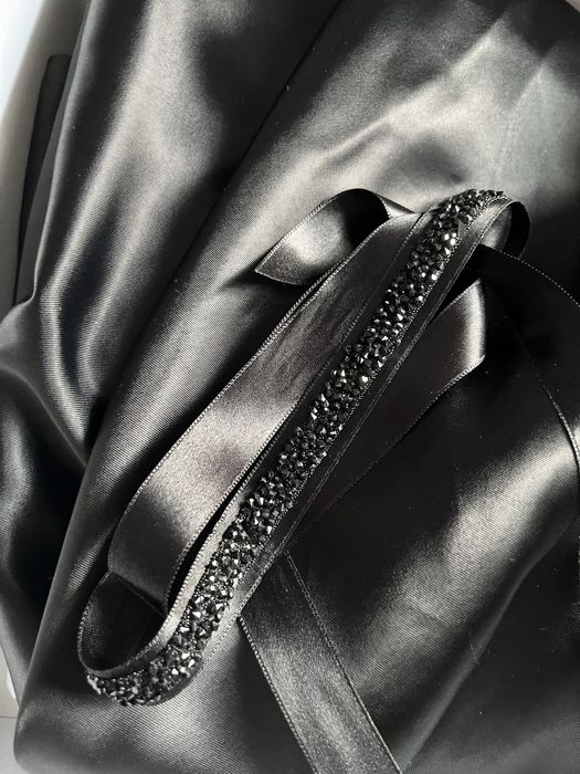 Официлна дълга рокля с подарък колан Loretti / Лорети