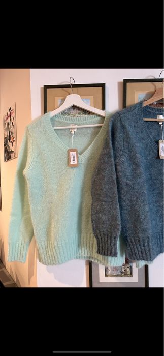 Des Petits Hauts noi cu eticheta -kidmohair cu merino 82%