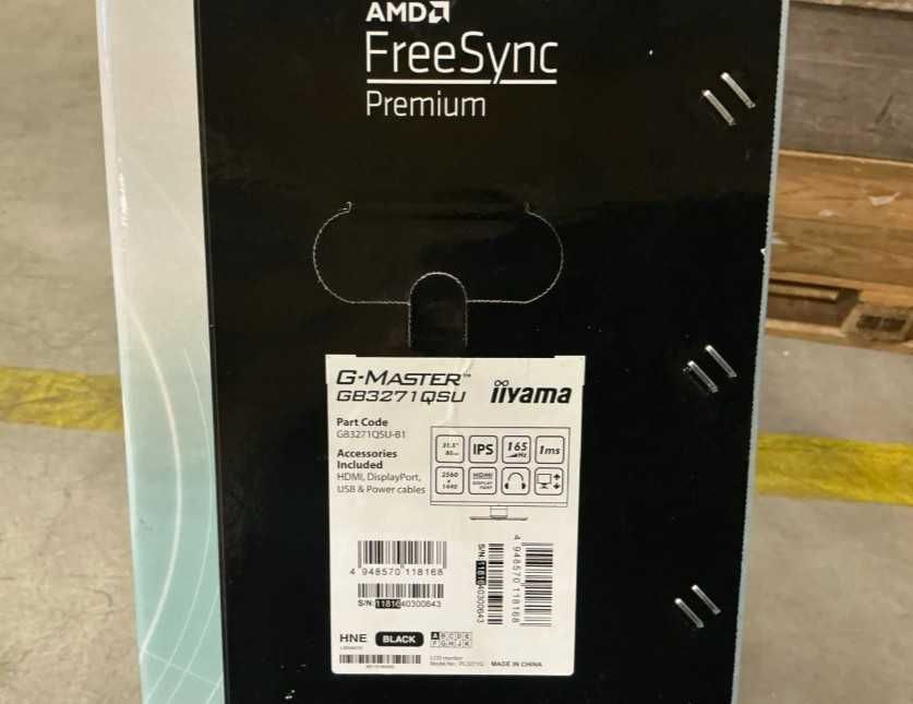 Iiyama G-Master GB3271QSU Monitor Gaming 31.5" QHD IPS 165Hz