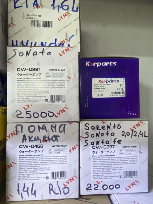 Насос систем охлаждения