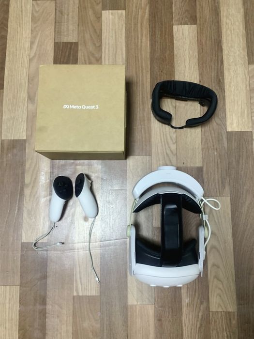 Meta Quest 3 128GB + BOBOVR M3 Pro (Кастомное крепление) / Полный кп
