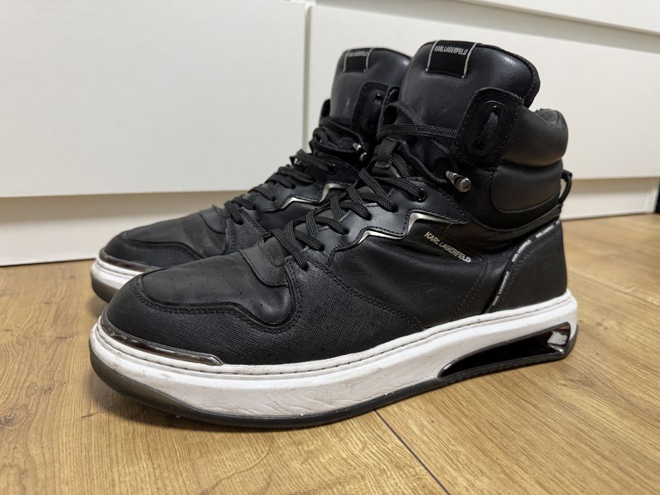 Karl Lagerfeld Elektro Lay Up Hi – Премиум Мъжки Кецове