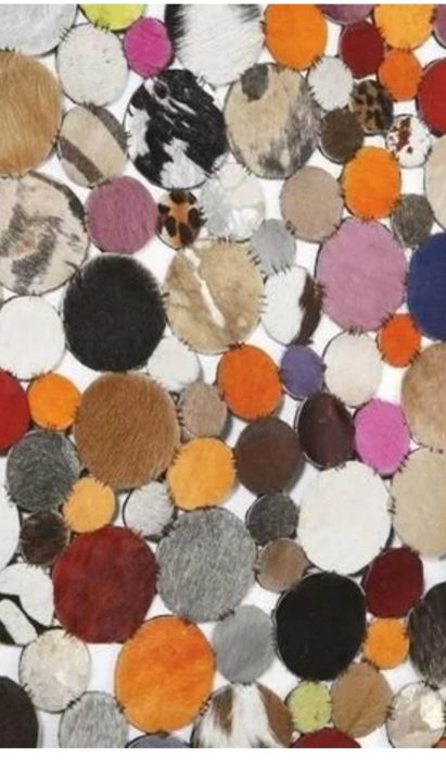 Кожен килим кръг