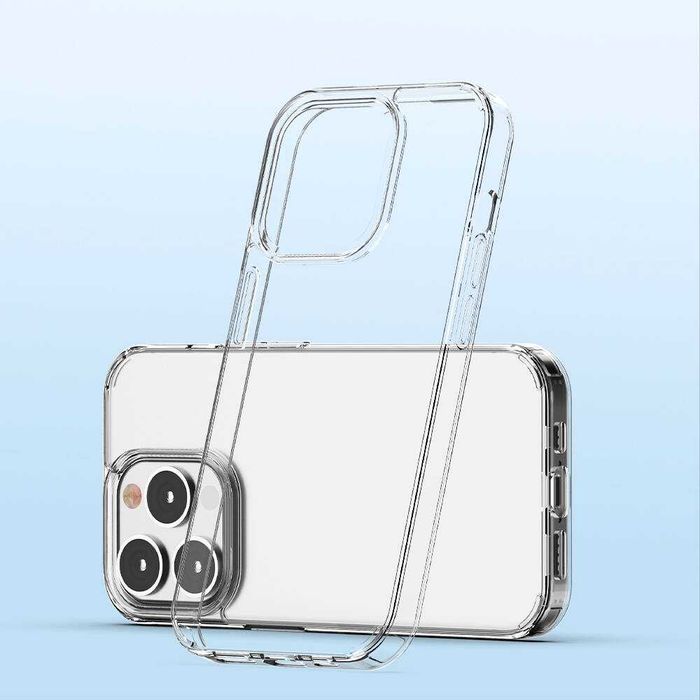 Apple iPhone 16 15 14 13/12 Удароустойчив Прозрачен Кейс с Твърд Гръб