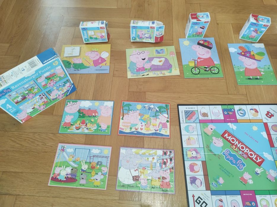 Пъзели, игри Пепа пиг, Елза, Пес патрул