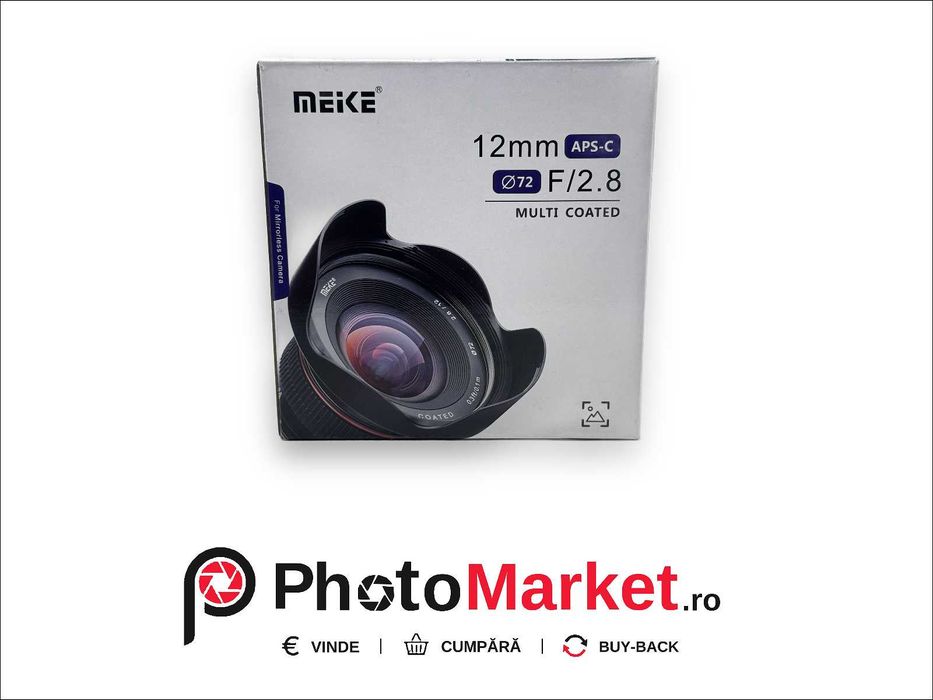 Meike 12mm F2.8 - Fuji XF - Factura + Garantie