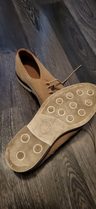 Pantofi piele intoarsa baieti