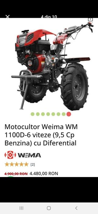 Motocultor Weima 9  cp