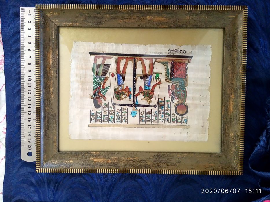 Папирус картина Египет.