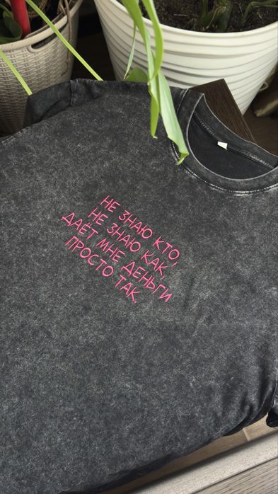 Вышивка на футболках