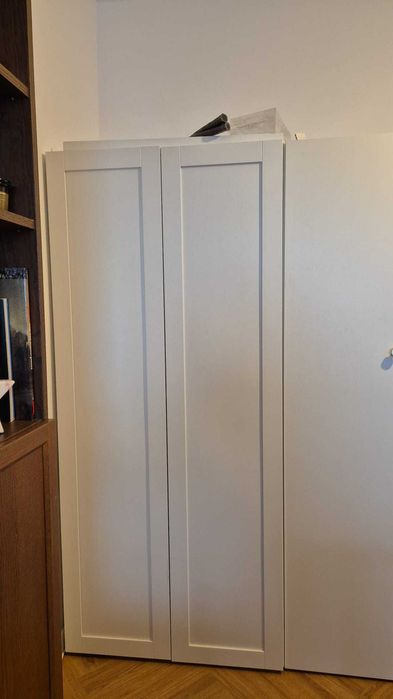 IKEA PLATSA Dulapuri cu 2 uşi, alb, 80x57x181 cm - 400 RON/Dulap