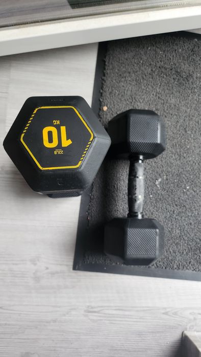 Gantere decathlon 10kg(2 buc)