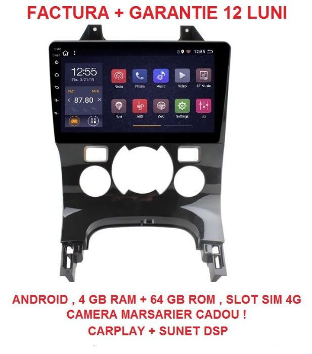 Navigatie Peugeot 3008 / Citroen 3008 , 4GB Camera Marsarier Garantie