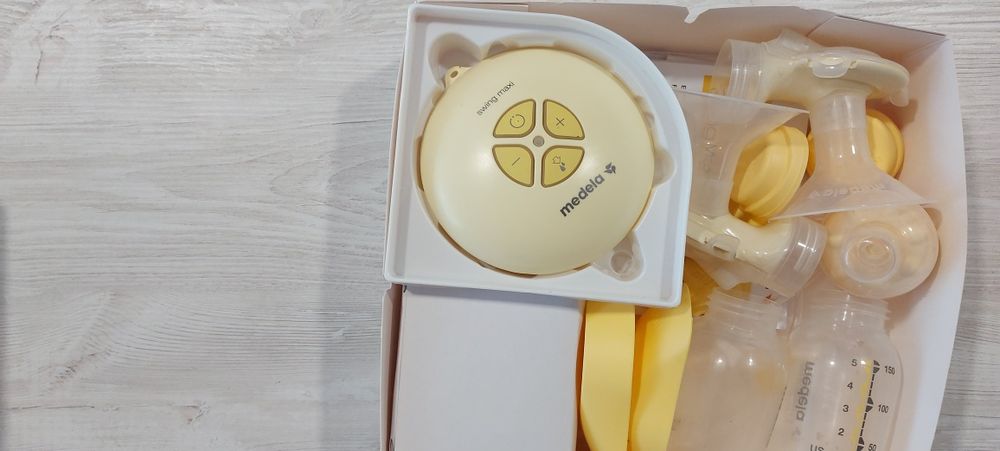 Pompă sân. Medela maxi swing doble
