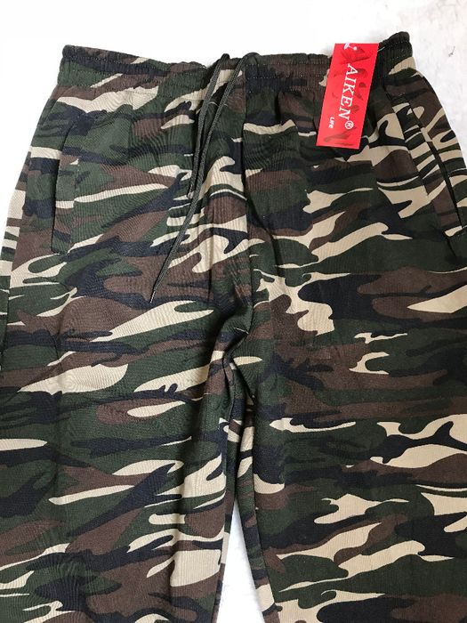 Pantaloni lungi army camuflaj barbati sport trening buzunare