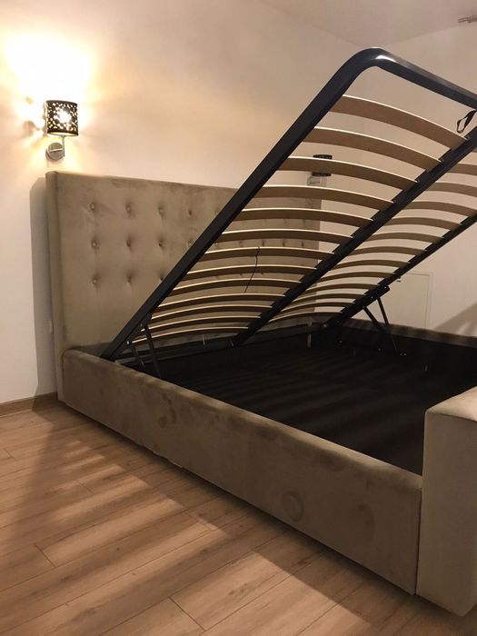 Paturi noi cu garanție cu lada de depozitare