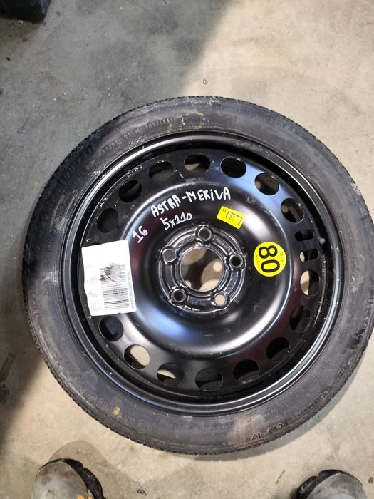 Резервна гума - патерица 16 цола 5x110 Opel Astra H / Опел Астра
