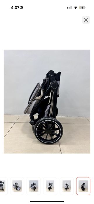 Коляска 2 в 1 (люлька + прогулочная коляска)