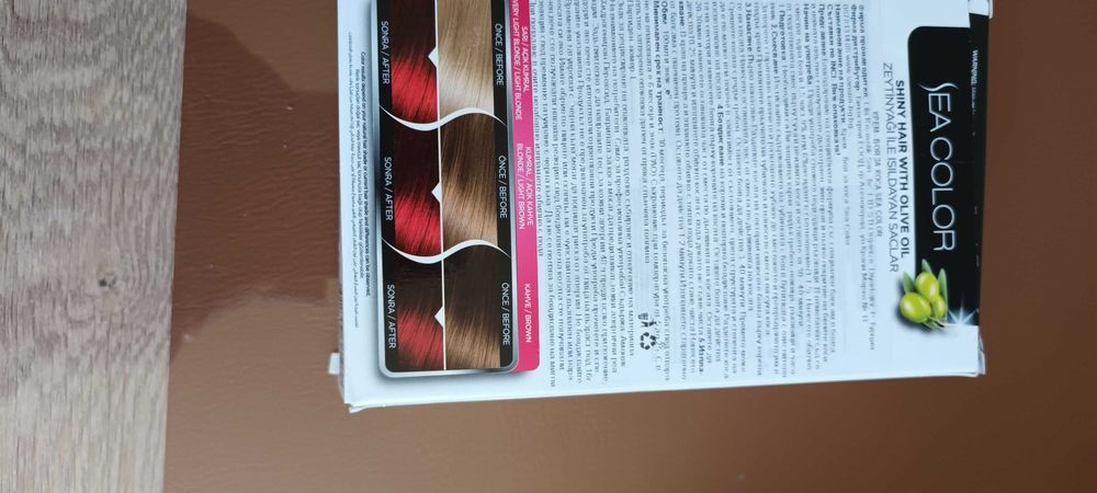 Боя за коса 2 бр в кутия