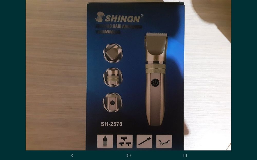 Беспроводная и мощная парикмахерская машинка с керамическими лезвиями!