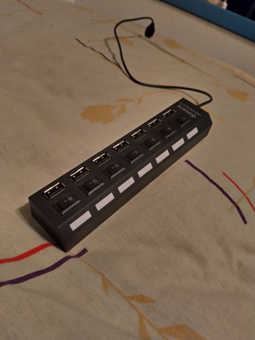 Разклонител USB със 7 хъб-а