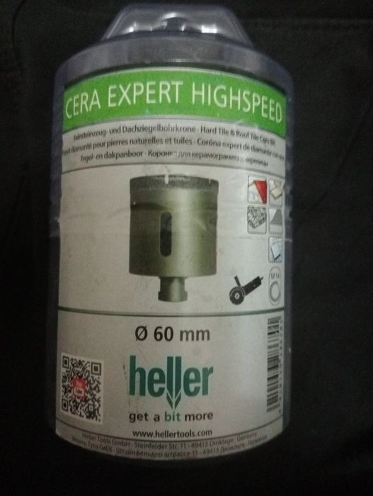 Heller коронка керамогранита и черепицы