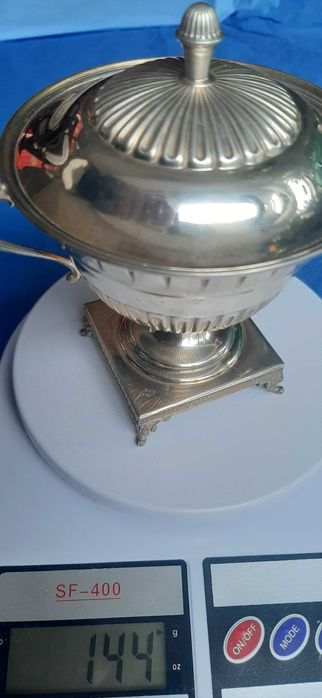 Zaharnita, argint masiv 800, F.lli Fossi, Italia, an 1955, 144 g