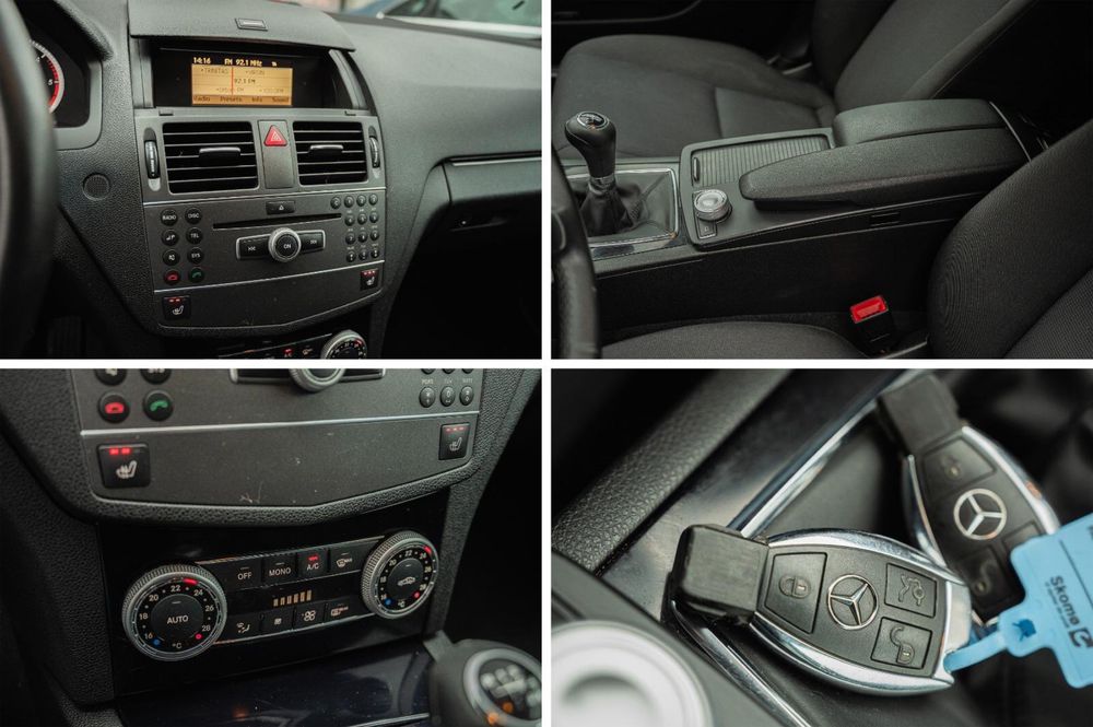 Mercedes c250 - scaune incalzite -senzori- jante -revizie -euro 5- revizie efectuata - auto este gata de condus