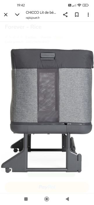 Pătuț bebe Chicco next2 Me Forever 3 în 1 Gry