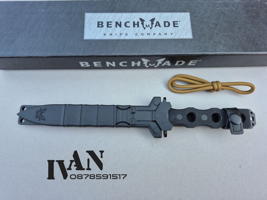 Нож-кама Benchmade 185BK SOCP стомана 3V дръжка G10