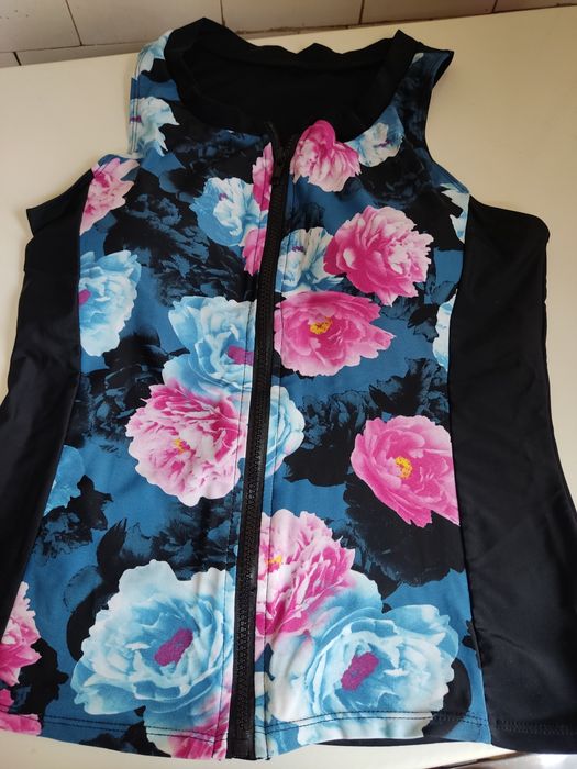 Купальник танкини на молнии