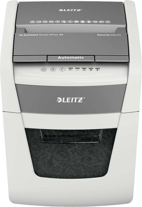 Шредер за хартия Leitz IQ Office P4, тиха работа