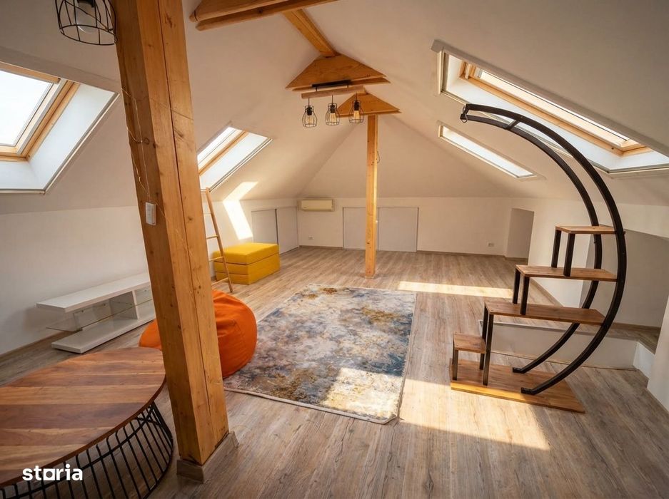 Casa individuala, complet mobilata si utilata, 4 camere, Mansarda