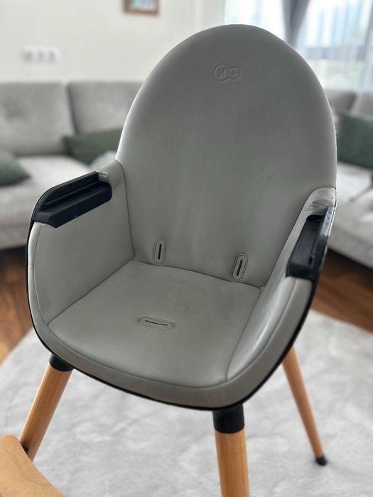 Столче За Хранене 2 В 1 KinderKraft FINI, Черно