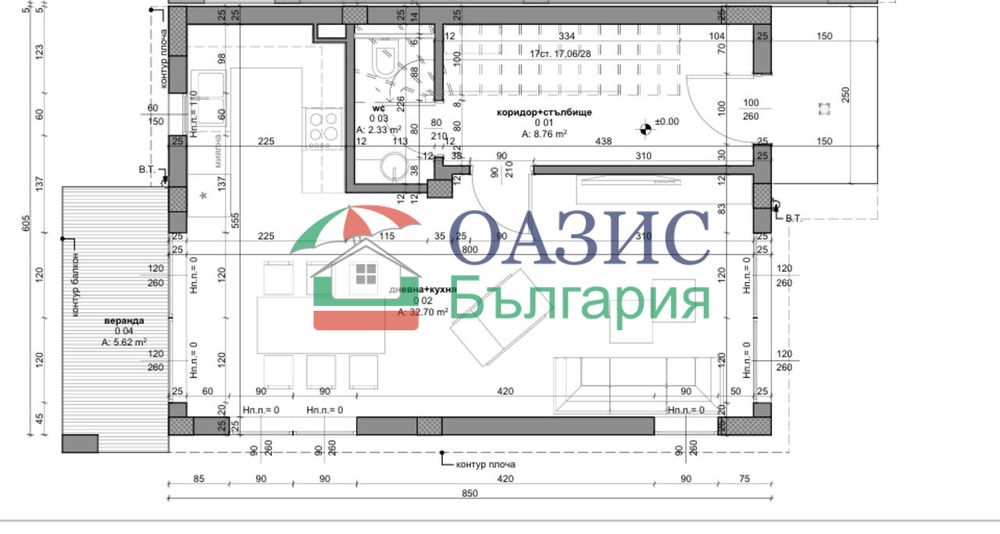 2-етажна къща с 2 спални,Виктория Роял Парк,Поморие,Област Бургас-116,61 кв. м.,